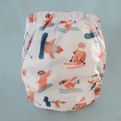BOY La Petite Ourse Ski Cloth Diaper 8-35lb
