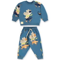 BOY Up Baby Ski Dinos Sweat 2pce Set 3-24m