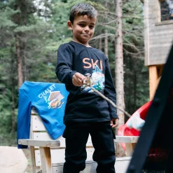 Kids/BOY Birdz Tops>Ski Life Long Sleeve T-shirt 2-10 y
