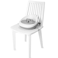 Skip Hop High Chairs & Booster Seats|High Chairs & Booster Seats>Sleek Seat Booster - Grey / White