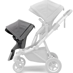 Kids Thule Sleek Sibling Seat - Gray Melange