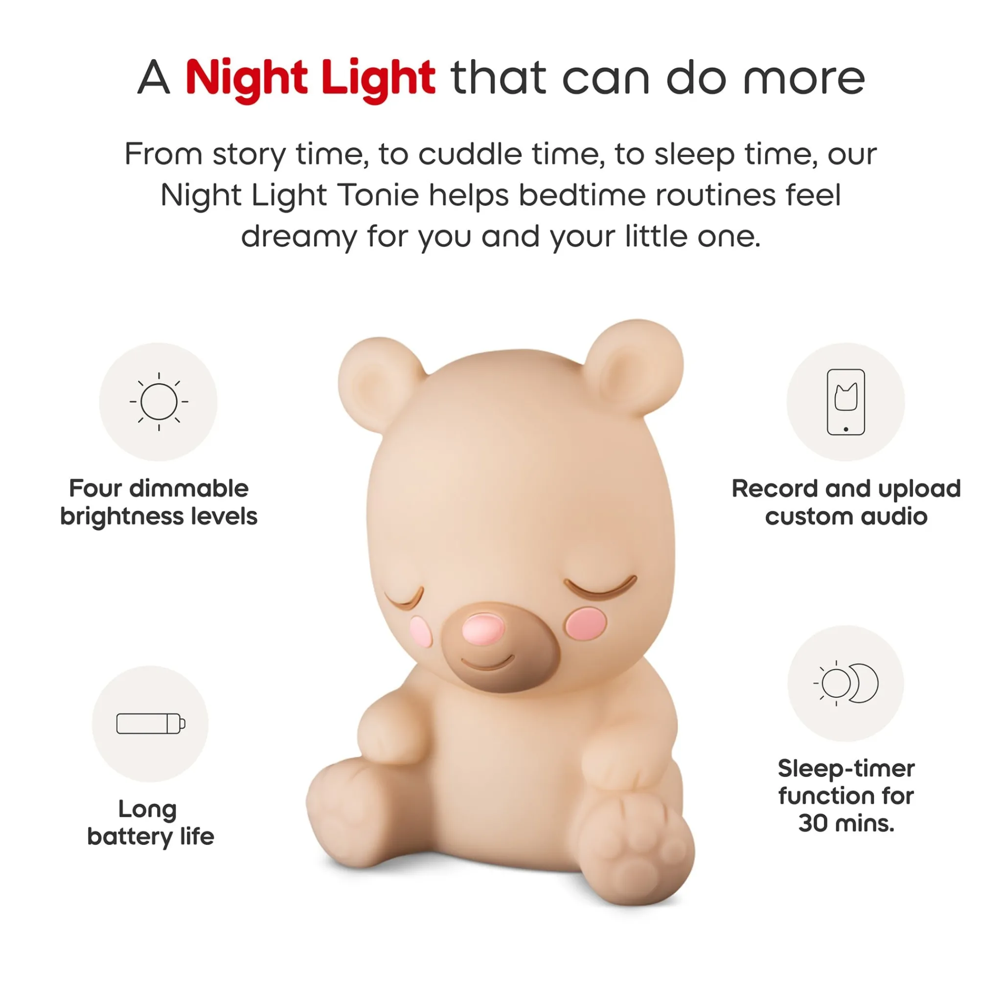 Kids Tonies Sleepy Friends: Sleepy Bear Nightlight (Bilingual)