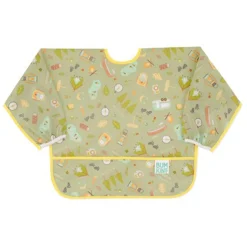 Kids Bumkins Bibs|Breastfeeding>Sleeved Bib 6-24m - Happy Camper