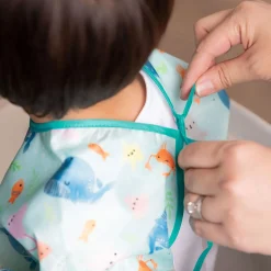 Kids Bumkins Bibs|Breastfeeding>Sleeved Bib 6-24m - Happy Camper