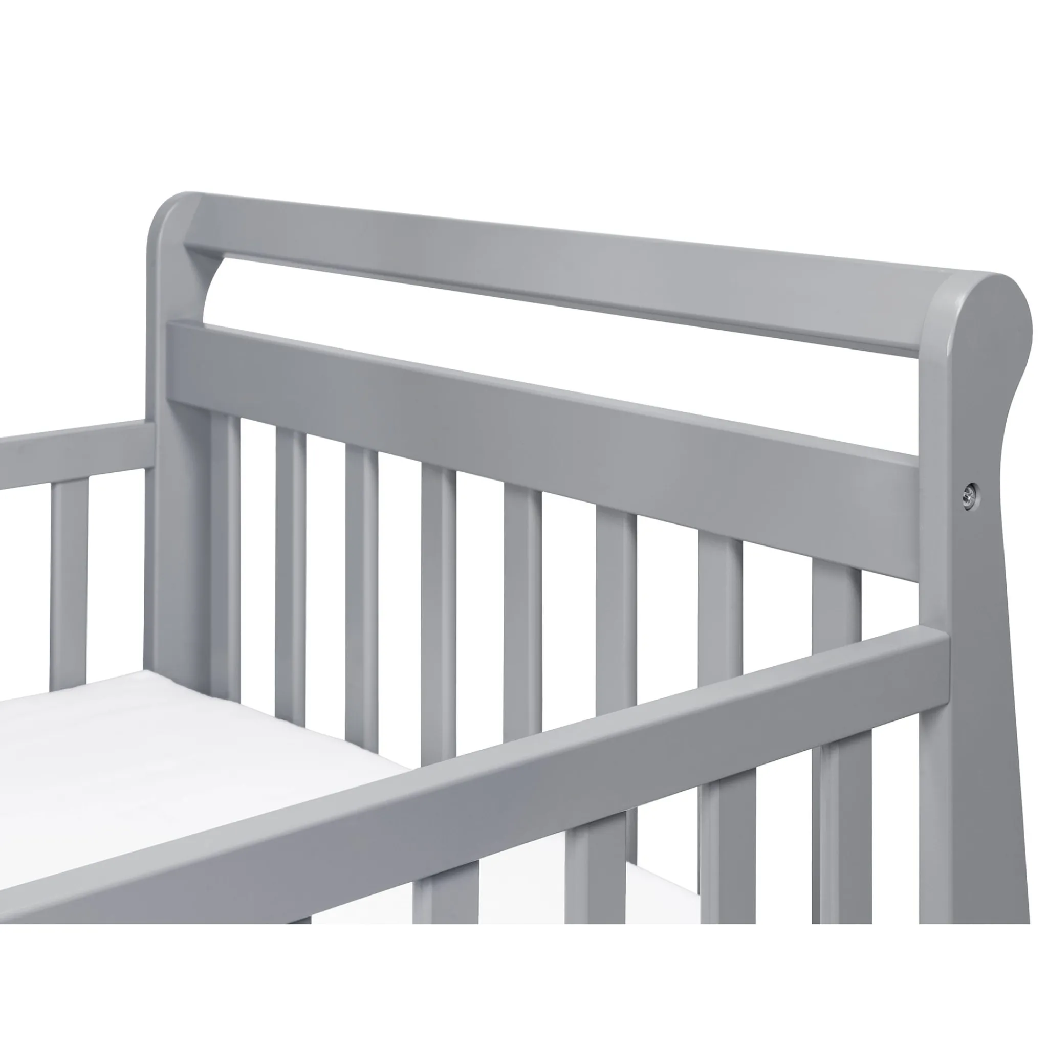 DaVinci Cribs & Mattresses|Cribs & Mattresses>Sleigh Toddler Bed - Grey Finish