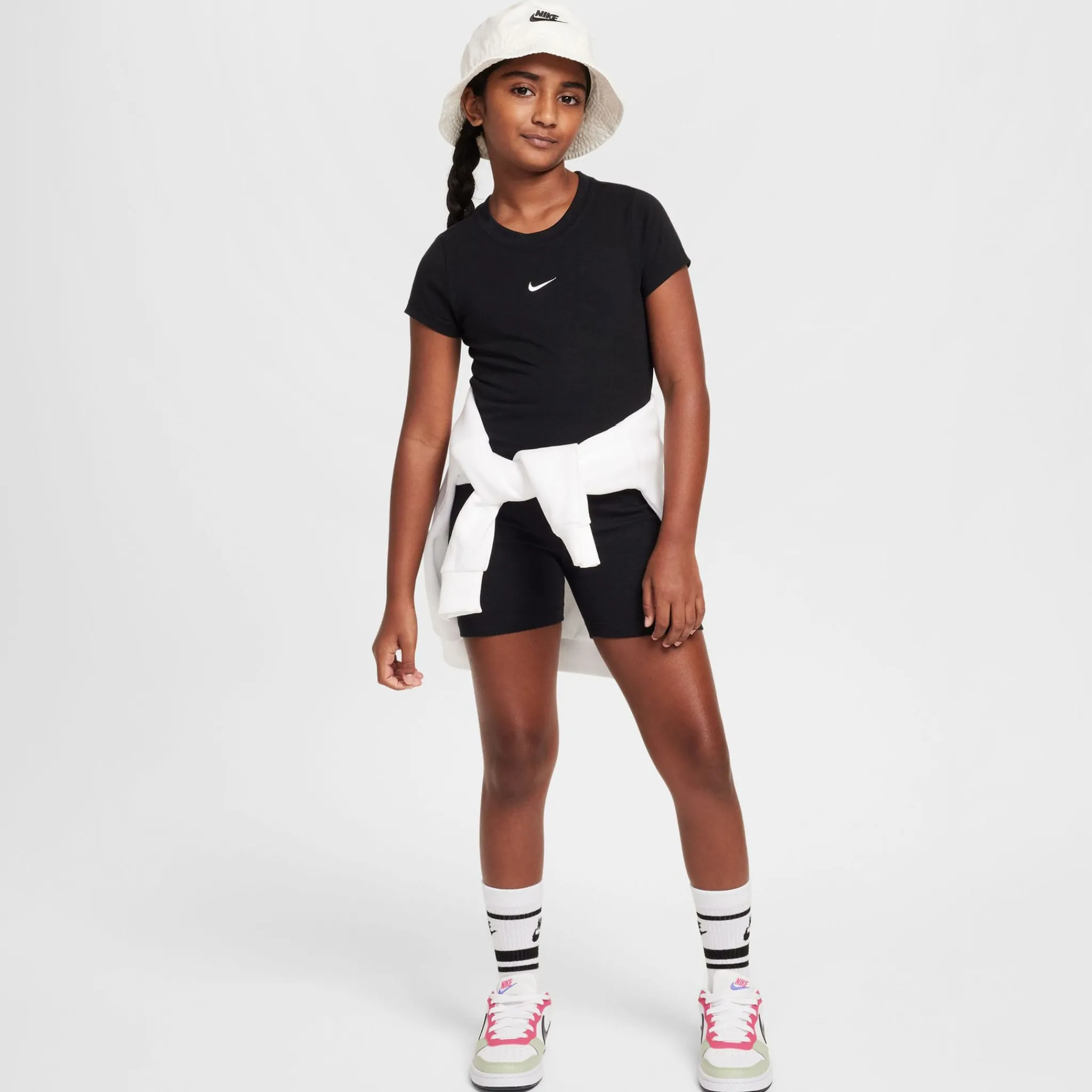 Kids Nike Sportswear|Tops>Slim Mod Tee 7-16