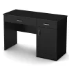 South Shore Small Desk - Axess Pure Black