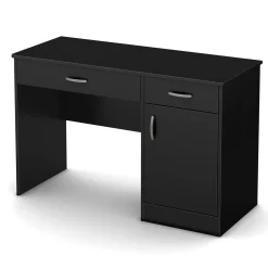 South Shore Small Desk - Axess Pure Black