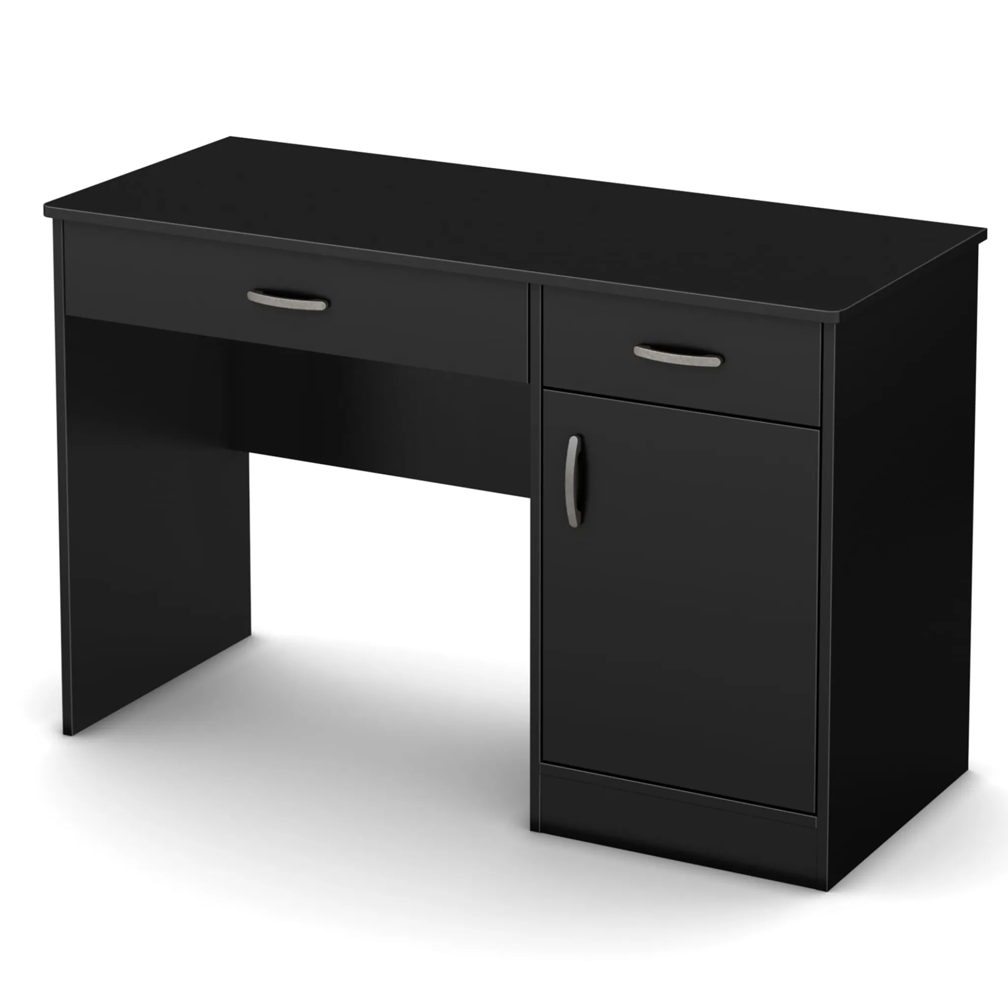South Shore Small Desk - Axess Pure Black