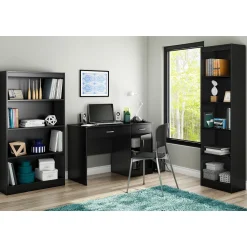 South Shore Small Desk - Axess Pure Black