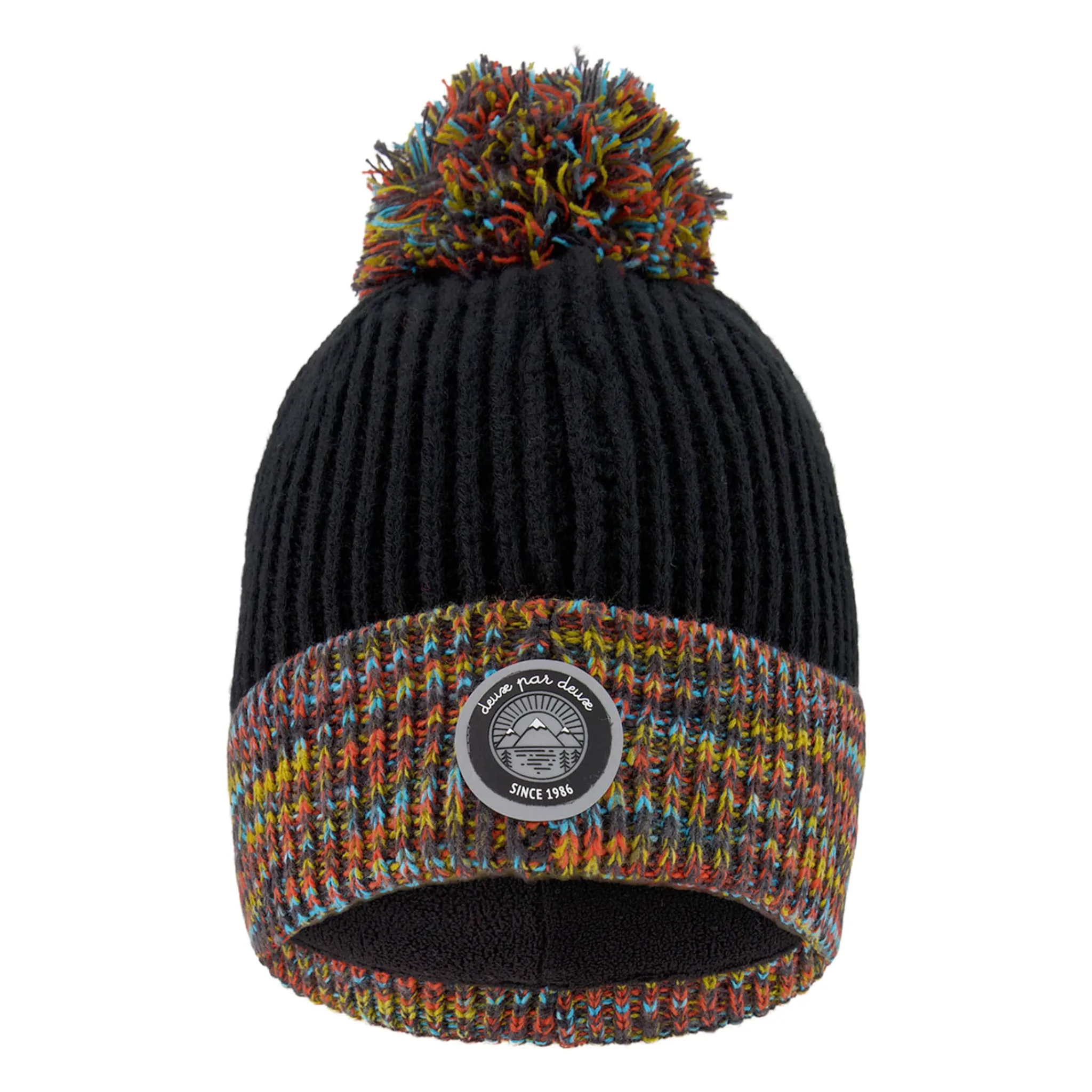 Kids/BOY Deux par Deux Beanies>Smiley Knit Hat 2-14