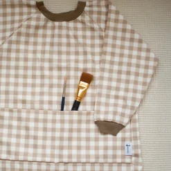 Kids Micasso Smock - Caramel Vichy