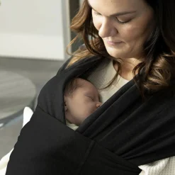 Chimparoo Snüg Baby Wrap In Mint Fiber - Black