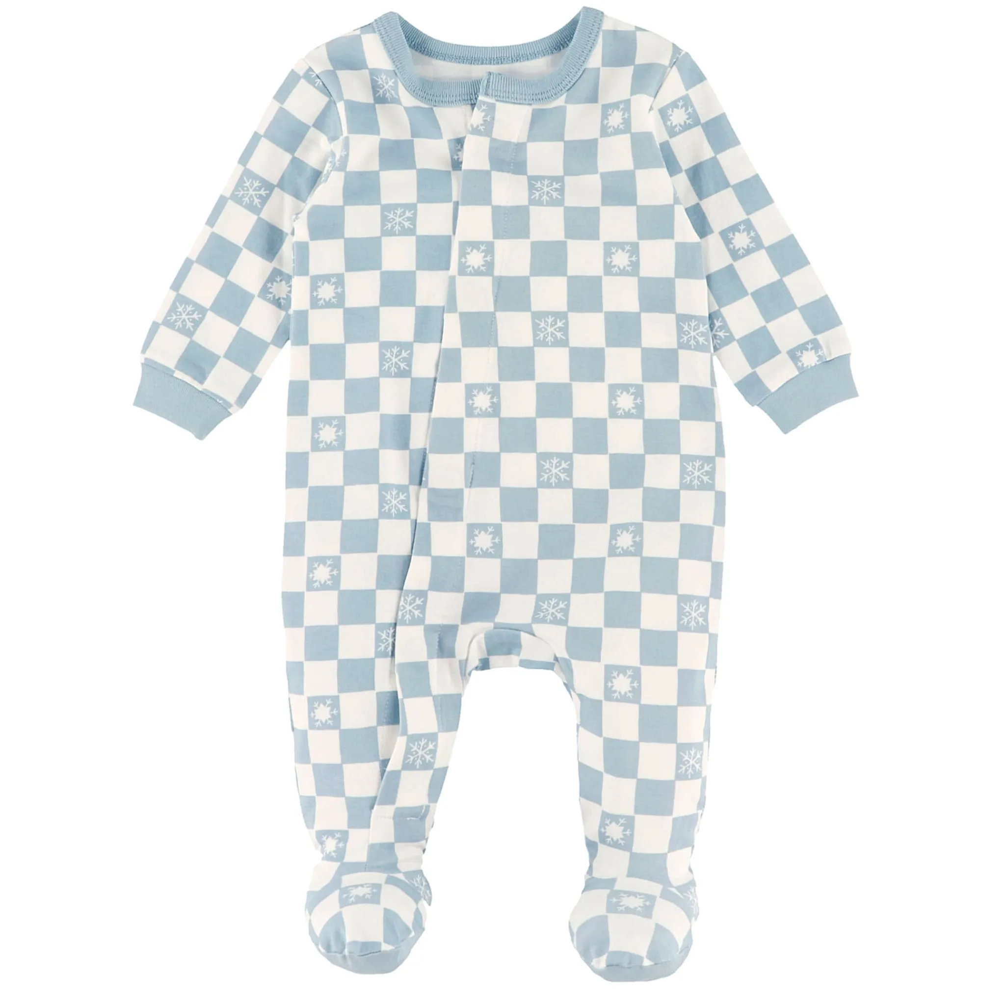 BOY Colle Colle Preemie Clothing|Pajamas>Snowflakes Magnetic Pajamas