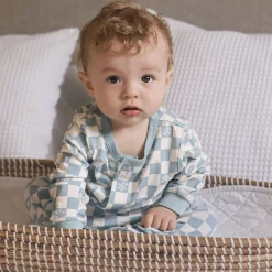 BOY Colle Colle Preemie Clothing|Pajamas>Snowflakes Magnetic Pajamas