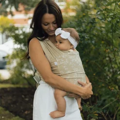 Chimparoo Snug Baby Wrap In Mint Fiber - Sand