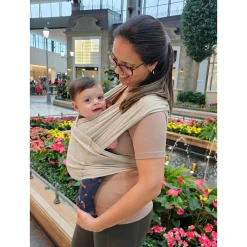 Chimparoo Snug Baby Wrap In Mint Fiber - Sand