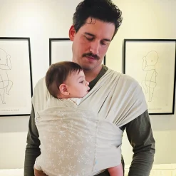 Chimparoo Snug Baby Wrap In Mint Fiber - Sand
