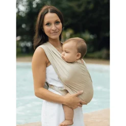 Chimparoo Snug Baby Wrap In Mint Fiber - Sand