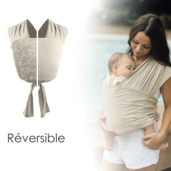 Chimparoo Snug Baby Wrap In Mint Fiber - Sand
