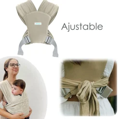 Chimparoo Snug Baby Wrap In Mint Fiber - Sand