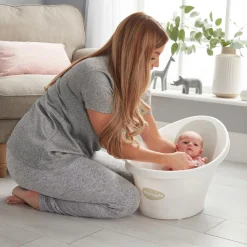 Shnuggle Snuggle Baby Bath -Taupe