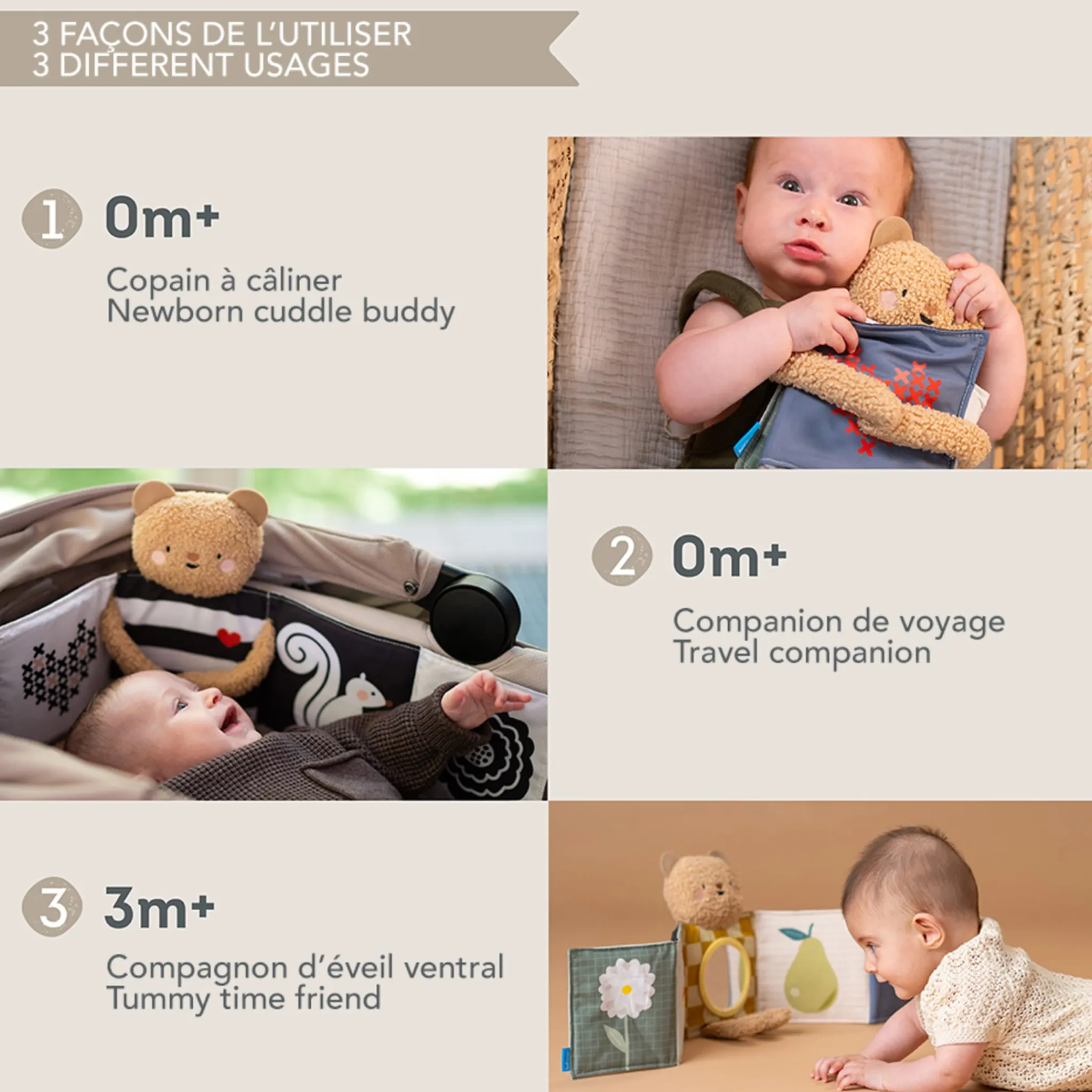 Taf Toy Baby 0-2 Years|Developmental Toys>Snuggle Bear Book