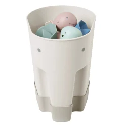 Clement - Equipement Bath Accessories>Snuggle Ellie Bath Toy Drying Caddy- Taupe