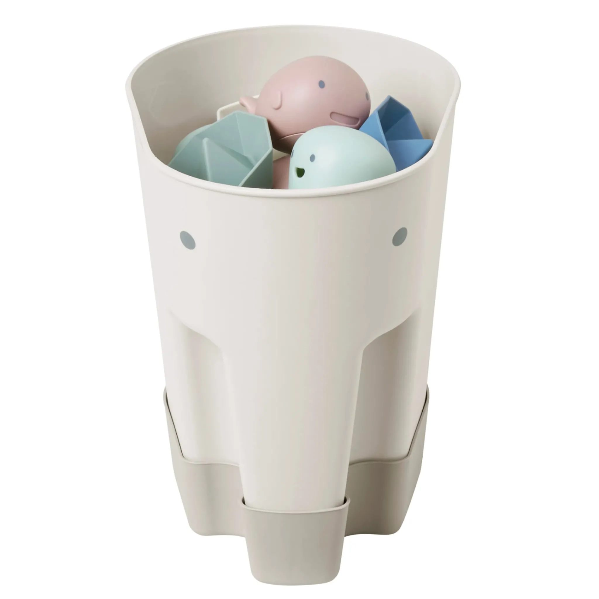 Clement - Equipement Bath Accessories>Snuggle Ellie Bath Toy Drying Caddy- Taupe