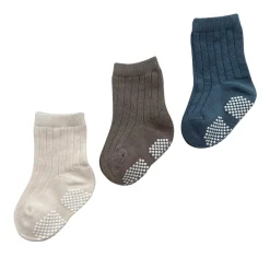 BOY Mini et toi Socks|Underwear & Socks>Socks (3) Sizes 6-36m- Grey