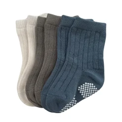 BOY Mini et toi Socks|Underwear & Socks>Socks (3) Sizes 6-36m- Grey