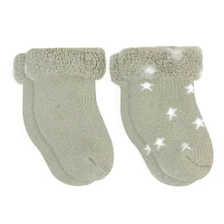 BOY Kushies Socks|Underwear & Socks>Socks 2pk Nb Terry Stars