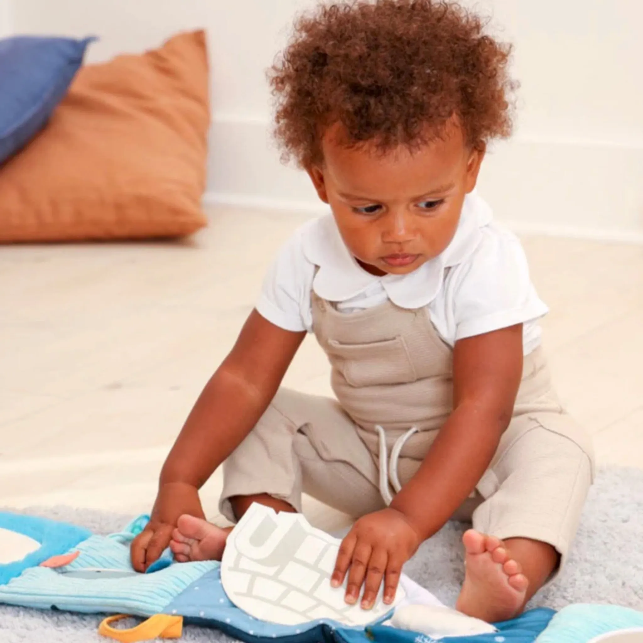 Little Big Friends Developmental Toys>Soft Activity Book 2-in-1 - Ocean