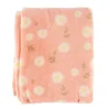 Kids SAFDIE u0026 CO Soft Flannel Blankets Daisies - Pink
