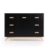 Dadada Baby Soho 5-Drawer Dresser - Black / Natural
