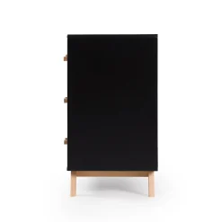 Dadada Baby Soho 5-Drawer Dresser - Black / Natural