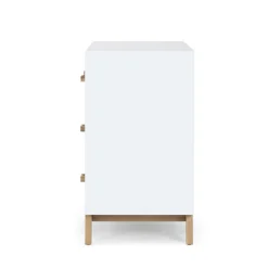 Dadada Baby Soho 5-Drawer Dresser - White / Walnut