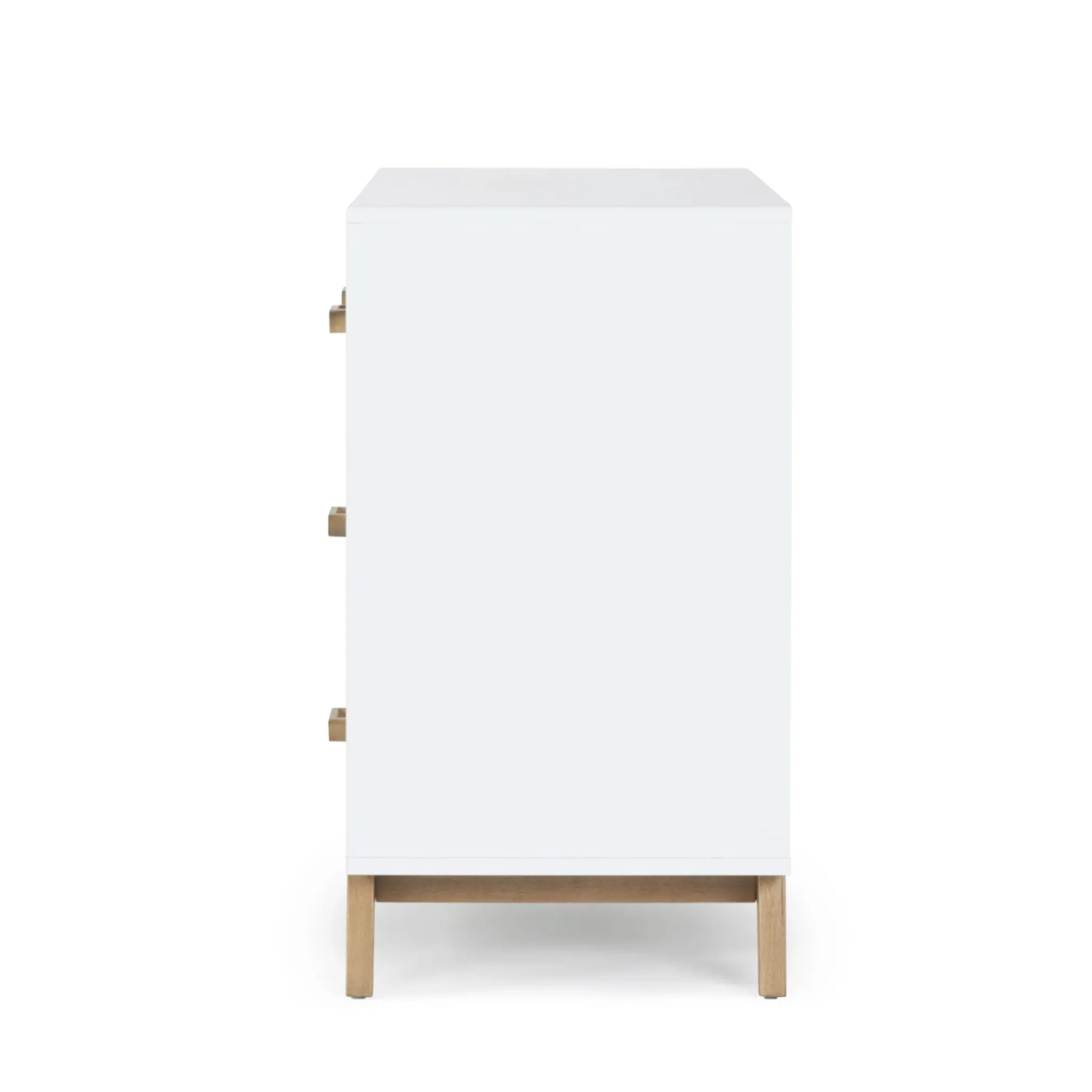 Dadada Baby Soho 5-Drawer Dresser - White / Walnut