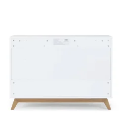 Dadada Baby Soho 5-Drawer Dresser - White / Walnut