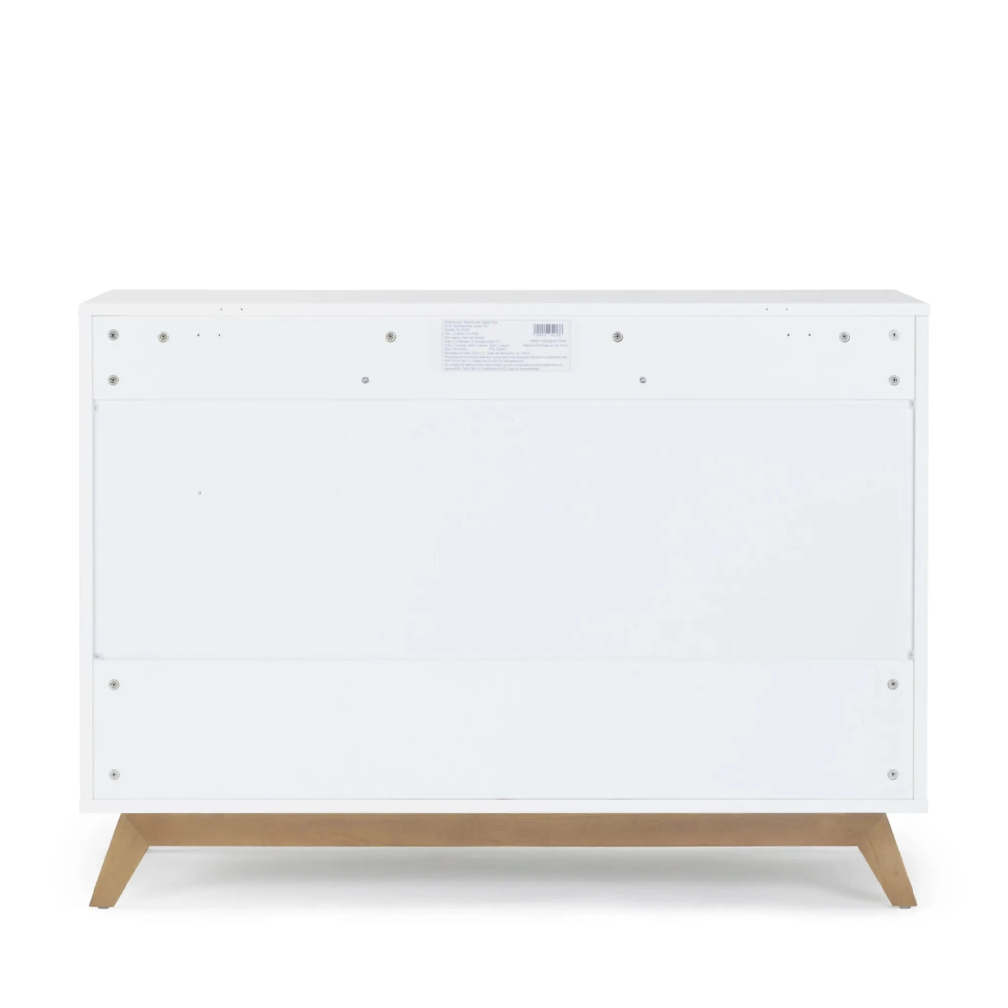 Dadada Baby Soho 5-Drawer Dresser - White / Walnut