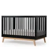 Dadada Baby Soho 3-in-1 Convertible Crib - Black / Natural
