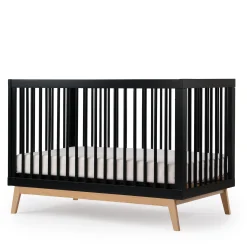Dadada Baby Soho 3-in-1 Convertible Crib - Black / Natural