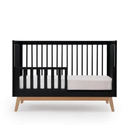Dadada Baby Soho 3-in-1 Convertible Crib - Black / Natural