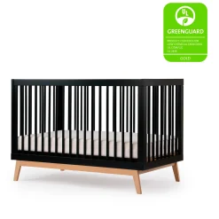 Dadada Baby Soho 3-in-1 Convertible Crib - Black / Natural