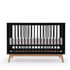 Dadada Baby Soho 3-in-1 Convertible Crib - Black / Natural