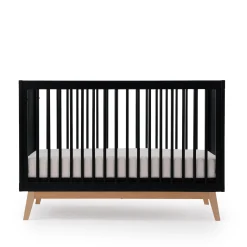 Dadada Baby Soho 3-in-1 Convertible Crib - Black / Natural