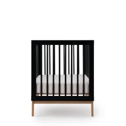 Dadada Baby Soho 3-in-1 Convertible Crib - Black / Natural