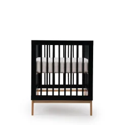 Dadada Baby Soho 3-in-1 Convertible Crib - Black / Natural