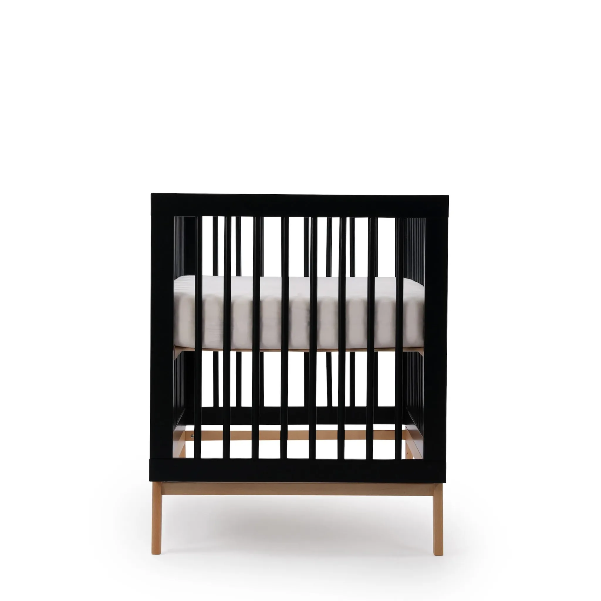 Dadada Baby Soho 3-in-1 Convertible Crib - Black / Natural
