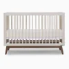 Dadada Baby Cribs & Mattresses|Cribs & Mattresses>Soho 3-in-1 Convertible Crib - Almond Milk / Walnut